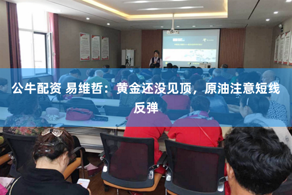 公牛配资 易维哲：黄金还没见顶，原油注意短线反弹