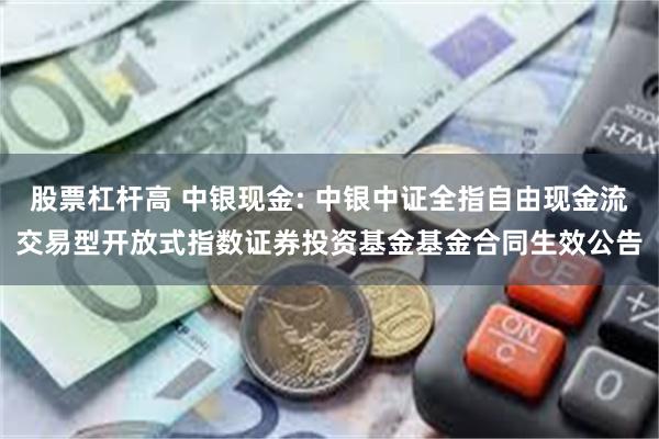 股票杠杆高 中银现金: 中银中证全指自由现金流交易型开放式指数证券投资基金基金合同生效公告